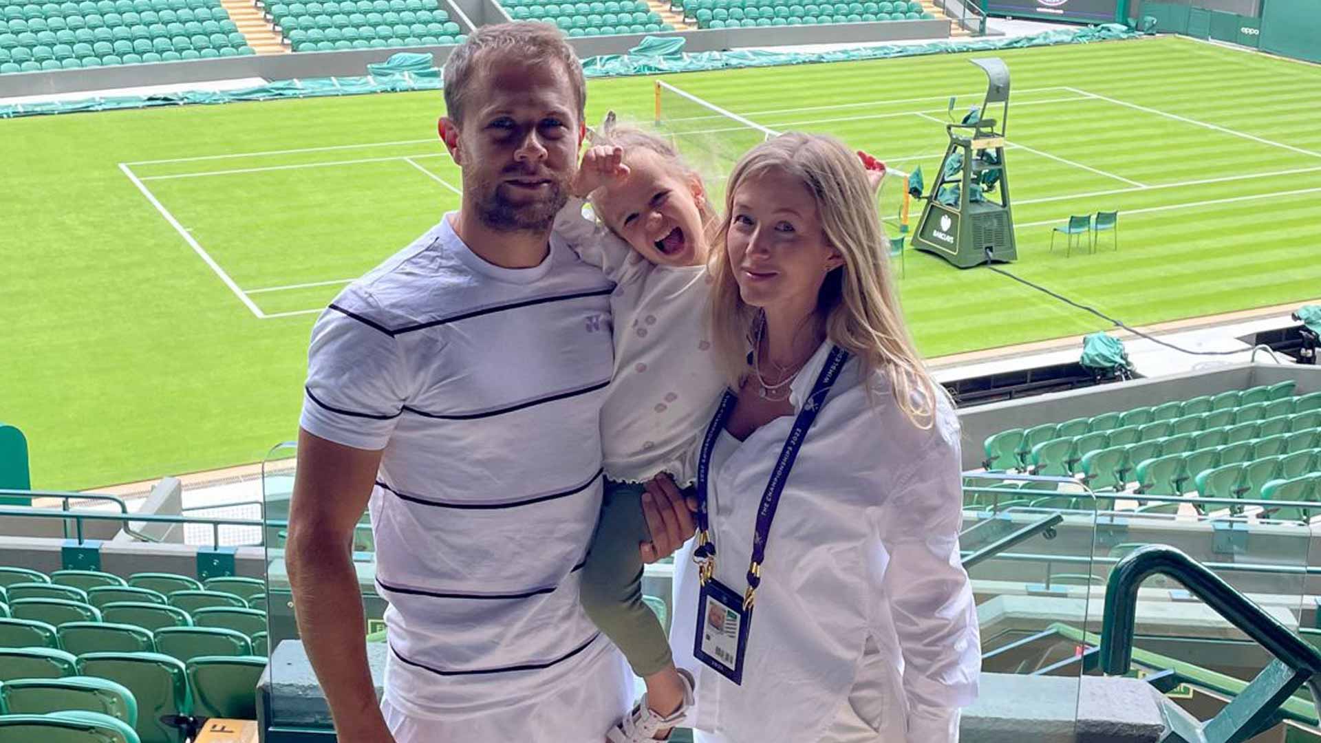 Radu Albot and his family