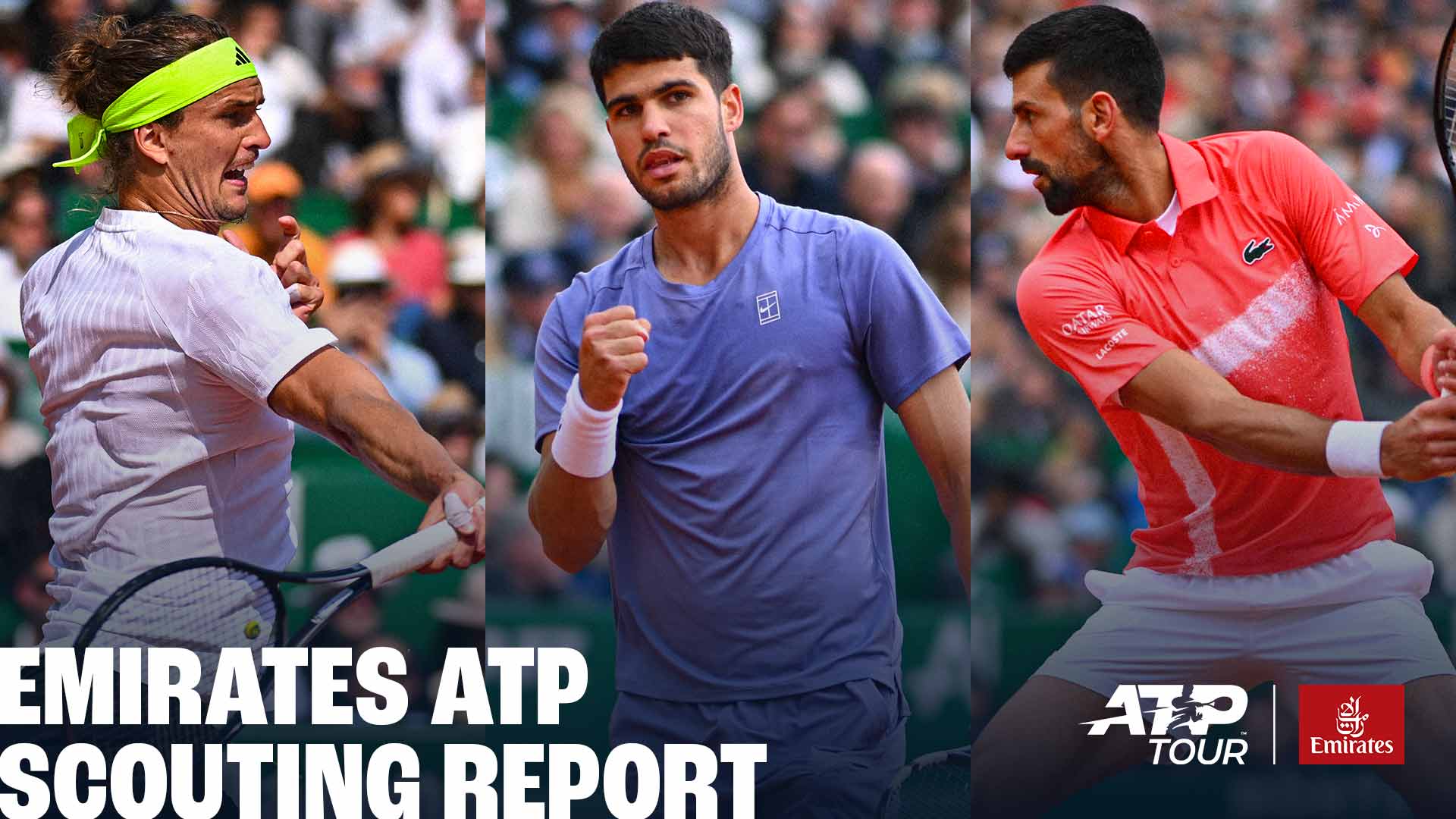 Alexander Zverev, Carlos Alcaraz and Novak Djokovic are all former Madrid champions.