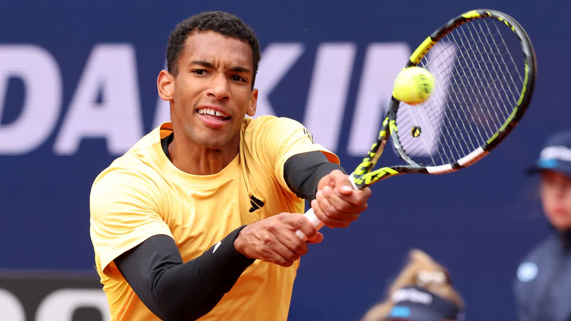 Felix Auger-Aliassime defeats Maximilian Marterer at the BMW Open after three hours, 24 minutes.