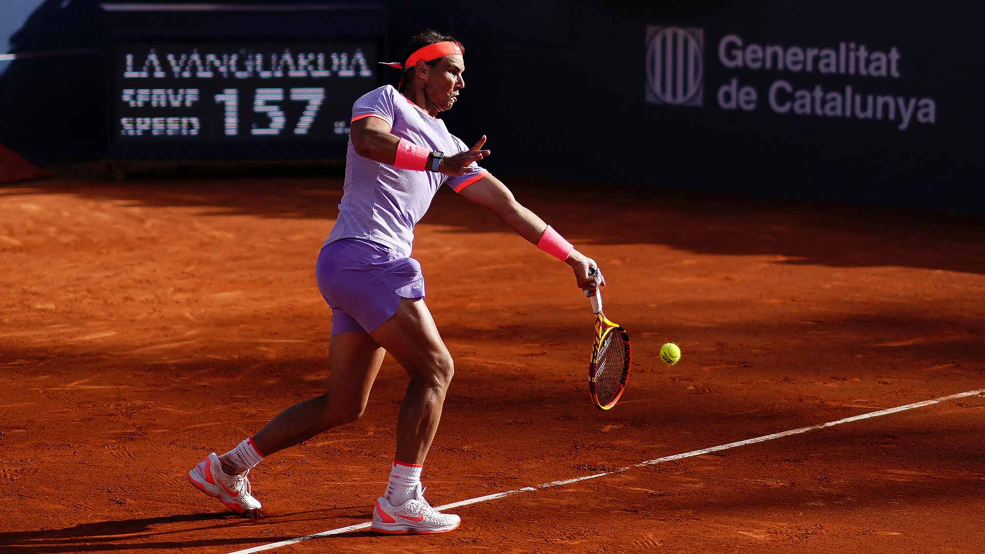 Rafael Nadal makes a winning return to clay on home soil in Barcelona.