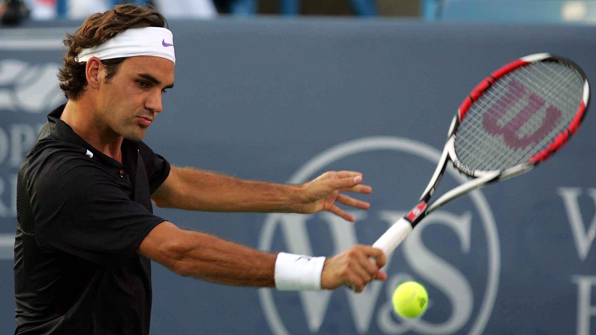 Roger Federer, pictured above in 2007, won his first Cincinnati title in 2005.
