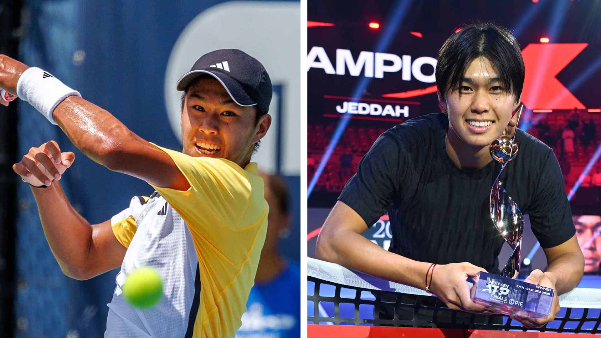 Learner Tien finished 2025 at a career-high No. 28 in the PIF ATP Rankings.