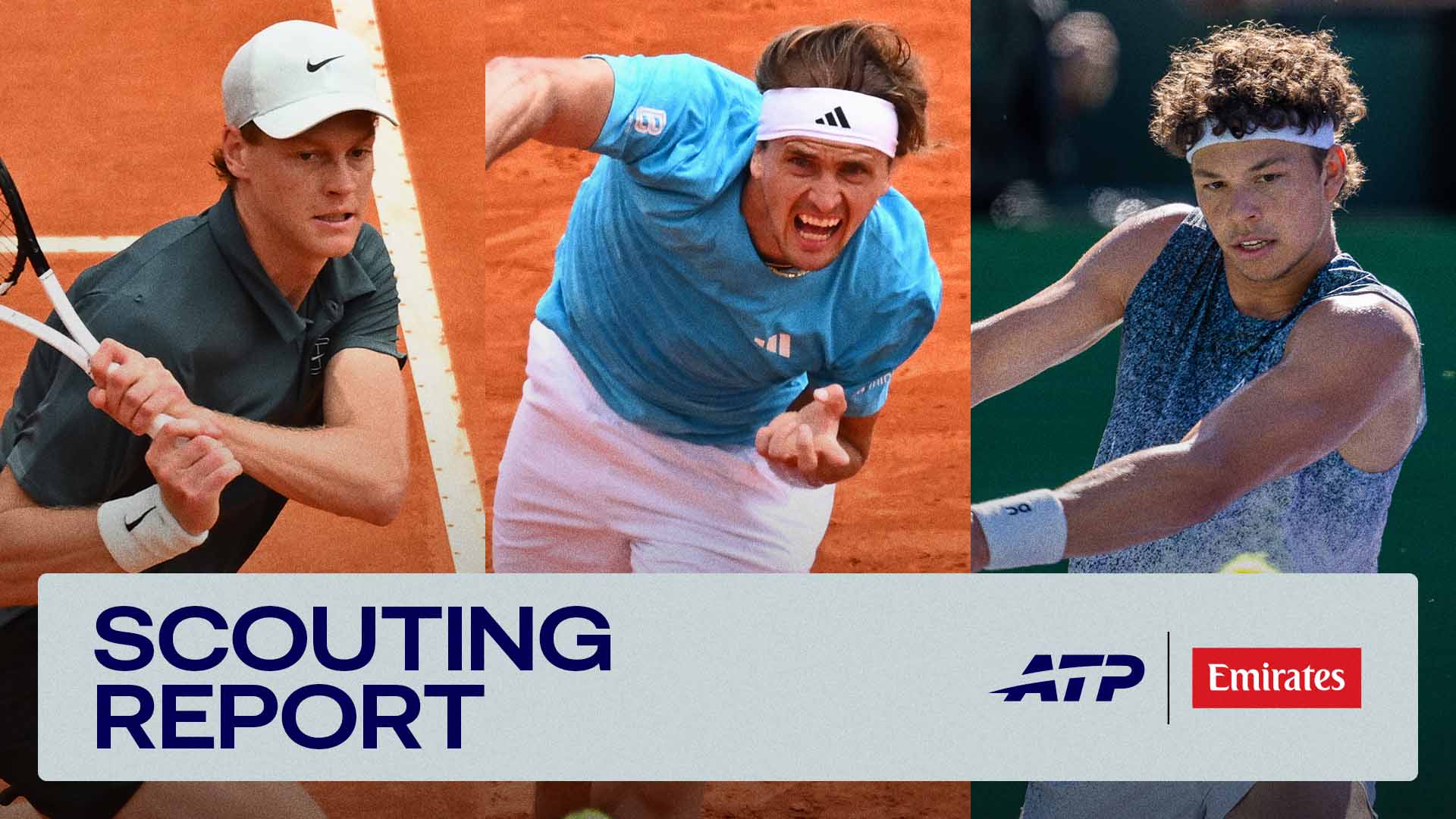 Jannik Sinner/Alexander Zverev/Ben Shelton