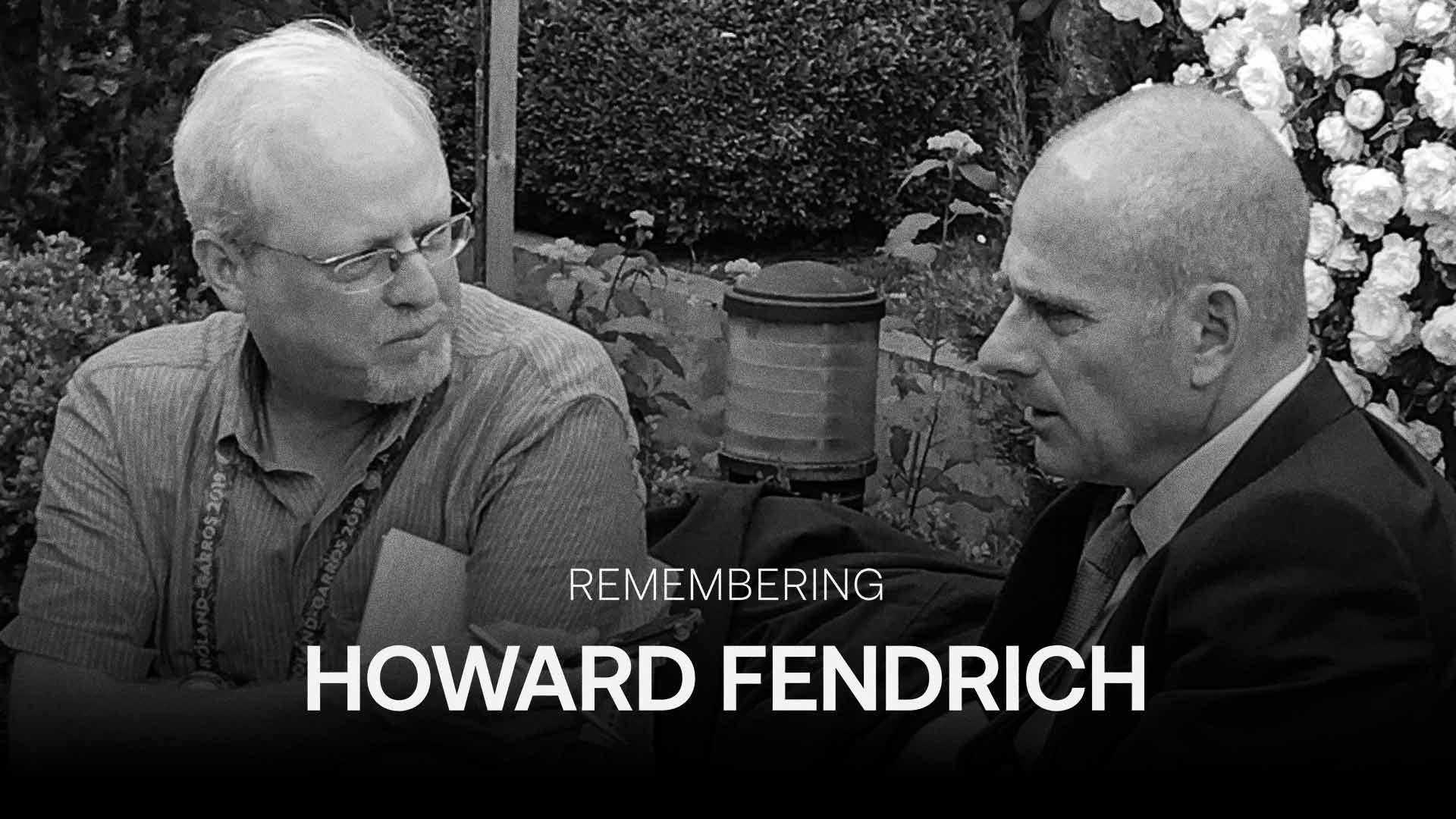 Howard Fendrich interviews Guy Forget in 2019.