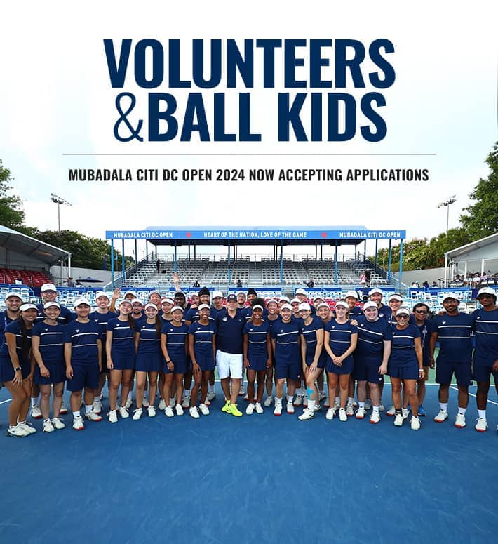 Volunteers Mubadala Citi DC Open Tennis